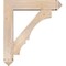 Ekena Millwork Balboa Arts and Crafts Smooth Bracket w/ Offset Brace, Douglas Fir, 7 1/2"W x 34"D x 38"H BKT0806X34X38BOA03SDF - alternate 4
